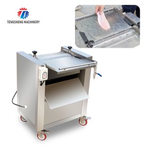 Buy cheap 0.75kw Commercial Fish Salmon Peeling Machine Kitchen Processing Equipment from wholesalers