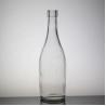 Buy cheap Clear Apple Shaped Juice Bottle 500ml High Flint Glass Bottle with Plastic Cap from wholesalers