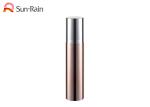 Luxury Petg Airless Lotion Pump Bottles 30ml 50ml Round Shape For Skin Care