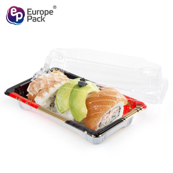 Buy cheap Eco-friendly disposable plastic square sushi tary for salmon from wholesalers