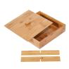 Buy cheap Fruit Serving Bamboo Storage Box Storage Box With Dividers High Strength from wholesalers