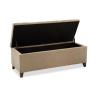 Buy cheap foldable indoor furnitures home shoe box storage ottoman upholstered bedroom bench seat from wholesalers