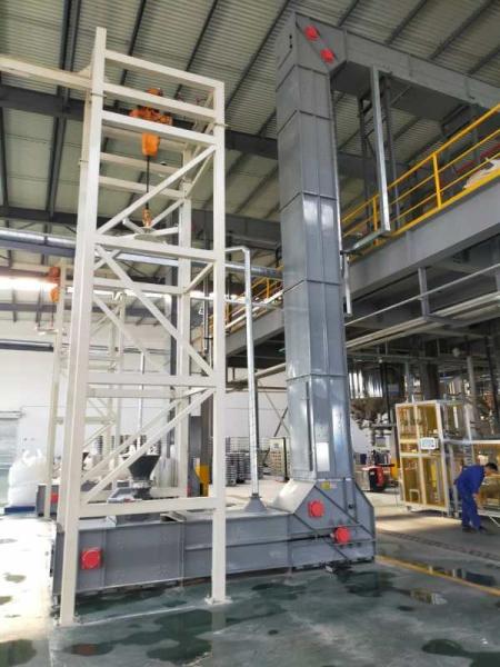 Buy cheap ISO Carbon Steel Industrial Bucket Elevators Vertical Lifting Conveyor from wholesalers