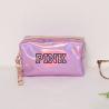 Buy cheap Wholesale 4 Colors Pink Shiny PU Leather Cosmetic Wristlet Bag from wholesalers