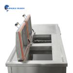 Two Slots Industrial Ultrasonic Cleaner 53L 0-900W Adjustable Power
