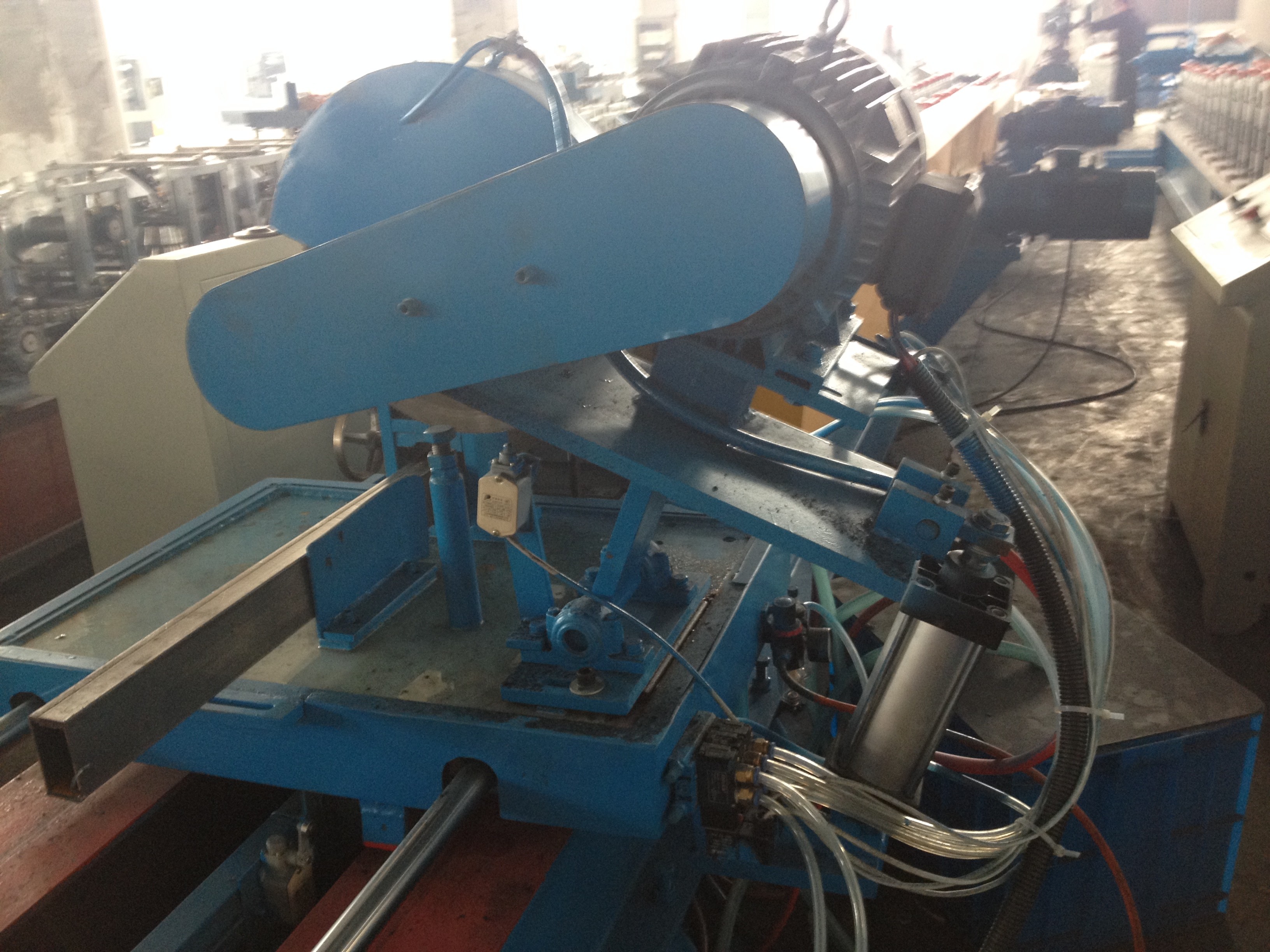 Thickness 0.3 - 0.6mm Downspout Pipe Roll Forming Machine Yield Strength G250Mpa