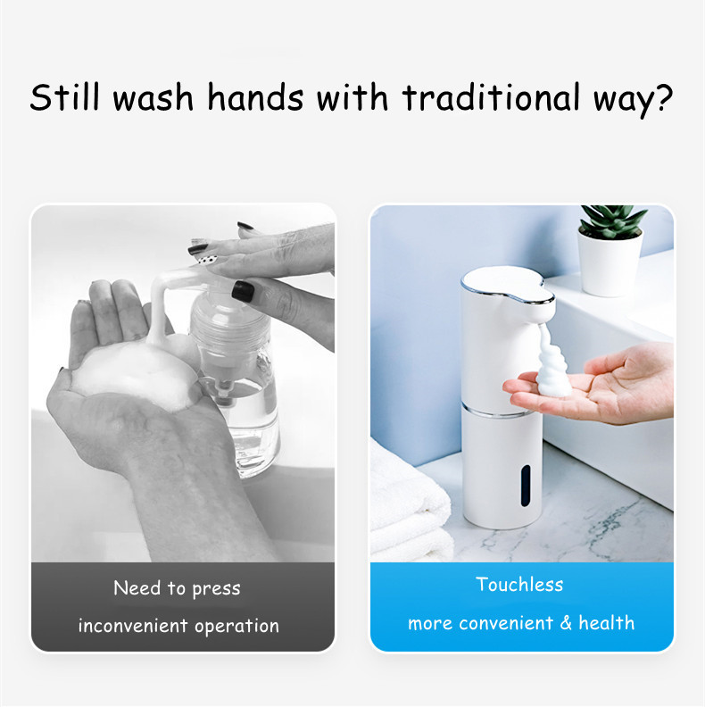 IPX5 300ml Automatic Foam Soap Dispenser Visible Screen By Home