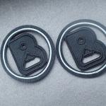 Black Sports OEKO Embroidered Clothing Labels