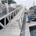 Lake Marine Aluminum Gangway Anti Skid Walkway Floating Bridge