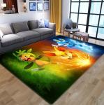 New Style Pokemon Cartoon Children's Crystal Velvet Living Room, Bedroom Living