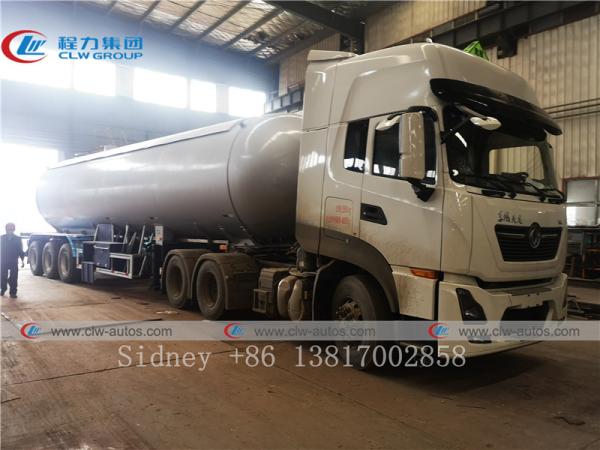Buy cheap 3 Axles 49100L Q370R Tank Semi Trailer For Liquid Ammonia Transport from wholesalers