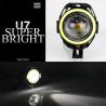 Buy cheap Angel Eye LED Projector Lens Headlight High Beam Light U7 Motorcycle Spotlight from wholesalers
