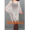 Buy cheap Crochet Scarf Women Pashmina Fur Designer Wrap Scarf Handmade Crocheted Multiwearing from wholesalers