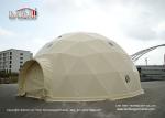 Garden Steel 11m Geodesic Dome Tent With White PVC Loof Cover