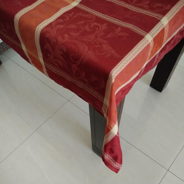 Buy cheap Hot selling products-100% Polyester Jacquard table cloth from wholesalers