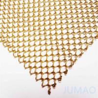 Buy cheap Aluminum Alloy Metal Mesh Curtains Drapery 8mm Hole Customized product