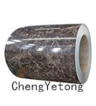 Stone Grain Galvannealed Steel Sheet , Counter Decoration Pre Coated Metal