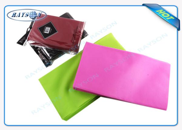 Buy cheap 1M x 1M Square Eco - Friendly Non Woven Tablecloth , Birthday Party Table Cloth from wholesalers