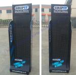 Wholesale Product Floor Pegboard Display Stand Hanging Hooks Metal Rack For Shop