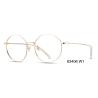 Buy cheap Round Men Women Parim Eyeglasses Frames Big Eye Fashionable Metal Myopic Frames from wholesalers