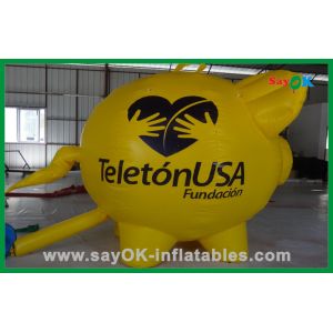 Buy cheap Inflatable Big Yellow Advertising Inflatable Cartoon Characters Commercial Inflatable Mascot from wholesalers
