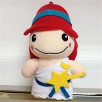 Buy cheap Suffed Plush Toys Dolls Fashion doll with red hat doll with star product