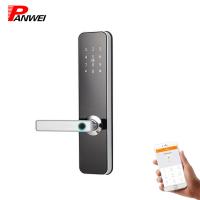 Buy cheap Corrosion Resistance Electronic Entry Door Lock Brushed Finish 10 Lock Spacing product
