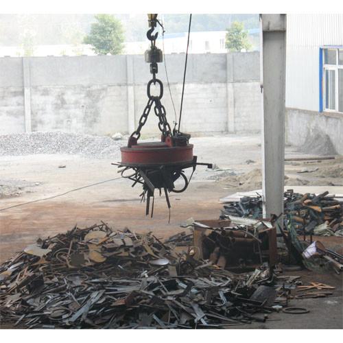 Round Industrial Lifting Magnets Temperature Resistant Concentrated Holding