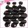 Buy cheap Double Drawn Full End Body Wave Natural Color Top Quality Malaysian Virgin Hair Water Wave from wholesalers