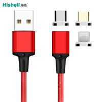 Buy cheap Hishell USB Magnetic Charging Cable Wear Resistance With LED Light product