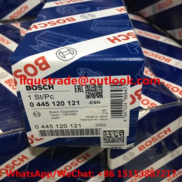 Buy cheap BOSCH Common rail injector 0445120121 / 0 445 120 121 / 4940640 for Cummins ISLE engine from wholesalers