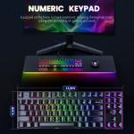 Onikuma Wholesale LED Light Computer PC Gaming Kit Set Optical Gaming Keyboard