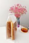 OEM ODM 50g Natural White Paper Bread Packaging Bags Moisture Proof