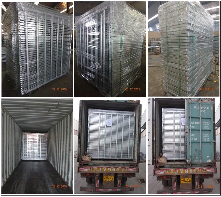 Hot - Dip Galvanized Horse / Sheep / Cattle Yard Panels Gate 1800mm*2100mm