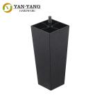 Furniture hardware table leg Black Color Plastic Leg for Sofa