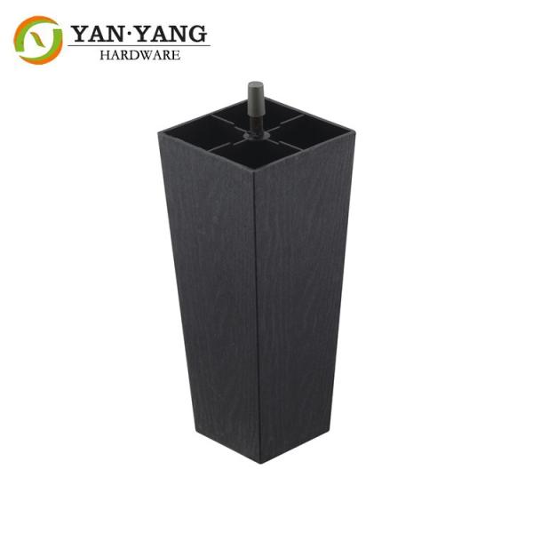 Buy cheap Furniture hardware table leg Black Color Plastic Leg for Sofa from wholesalers