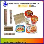 Blue Silver Automatic Shrink Wrapping Machine POF Full Sealing Food Packing
