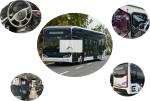 ABS Tire Urban Zev Bus 45 Seat LiFePo4 New Energy City Tour Bus 18m