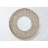 Buy cheap Round Rose Gold Painting Metal Wall Art Mirror from wholesalers