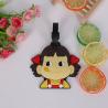 Buy cheap 2018 Durable prevent luggage missing pvc luggage hang tag/travel 3D silicone luggage handle tag from wholesalers