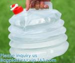 Portable Water Storage Jug, Water Carrier, Foldable Canteen, Outdoors BBQ