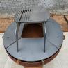 Buy cheap Goanna Base Corten Steel BBQ Grill Fire Pit And Grill Ring Cooking from wholesalers