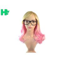Buy cheap 24 Inch Party Cute Blonde Cosplay Wig / Synthetic Human Hair Wigs for Women product