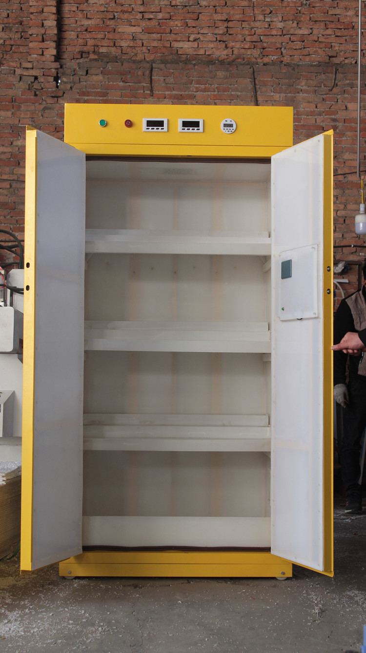 2 Door 4 Drawers Flammable Chemical Storage Cabinet For Pharmaceuticals Yellow