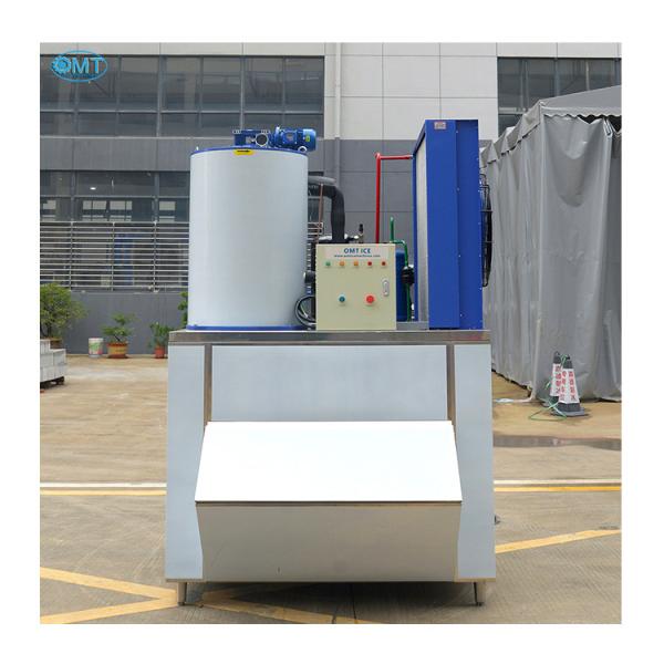 Buy cheap 10.84KW 3 Ton Freshwater / Seawater Flake Ice Machine for Industry Cooling and Food Preservation 1200KG from wholesalers