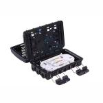 1x8 Aerial 24 Core Fiber Optic Splice Closure Connection Box For Steel Tube