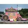 Buy cheap Kids Party Princess Carriage Bounce House With Slide , Made Of 1st Class PVC Tarpaulin from wholesalers