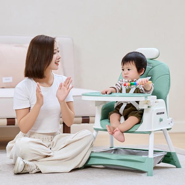 Buy cheap EN71 Certificate Baby Dinner Chair Multifunctional Foldable Baby Feeding Chair from wholesalers