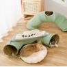 Buy cheap Washable Cushion Cat Tube Bed Double Sided Suede With Central Mat from wholesalers