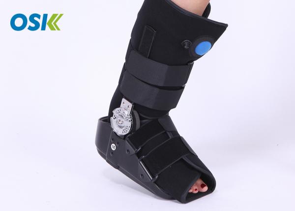 Buy cheap Black Medical Walking Boot For Broken Foot , Pneumatic Walking Boot Universal Sizes from wholesalers